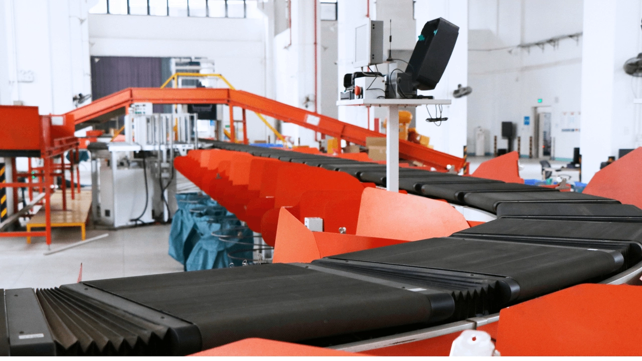 Ecommerce fulfillment parcels prepared for international delivery